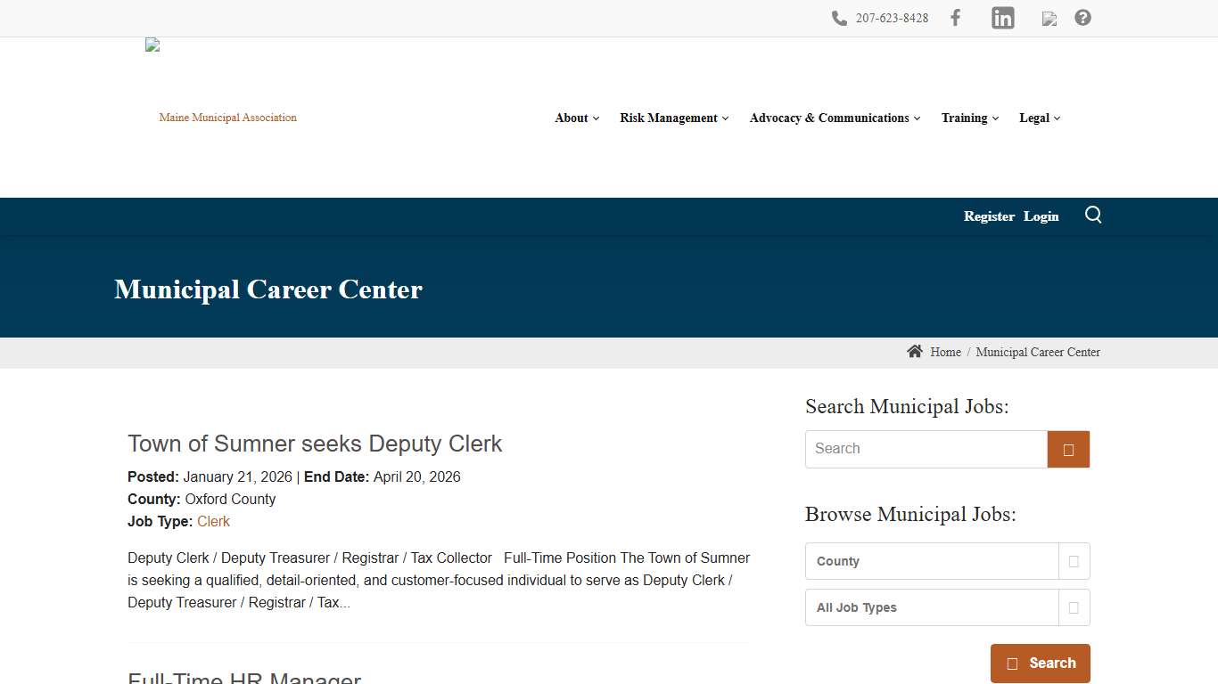 Municipal Career Center